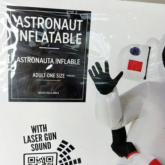 Morph Astronaut Inflatable Costume, Sound Battery Pack & Fan Adult Size New Hall - Picture 3 of 4